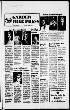 Garber Free Press (Garber, Okla.), Vol. 82, No. 29, Ed. 1 Thursday, April 22, 1982