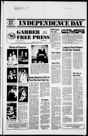 Garber Free Press (Garber, Okla.), Vol. 82, No. 37, Ed. 1 Thursday, July 1, 1982
