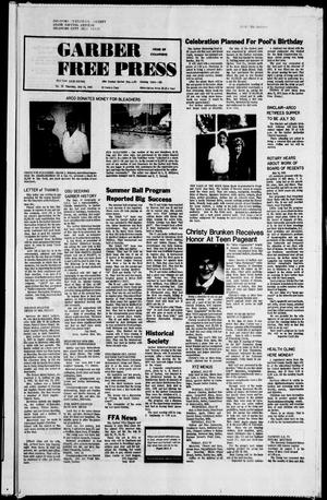 Garber Free Press (Garber, Okla.), Vol. 83, No. 39, Ed. 1 Thursday, July 21, 1983