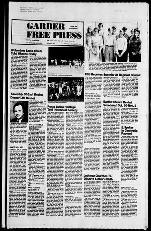 Garber Free Press (Garber, Okla.), Vol. 83, No. 52, Ed. 1 Thursday, October 20, 1983