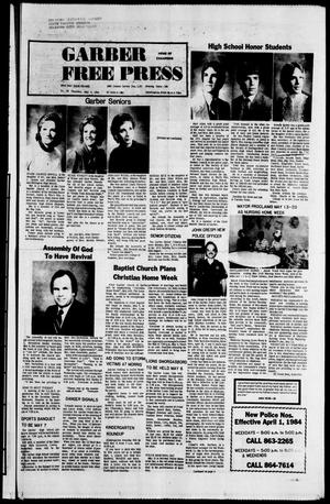 Garber Free Press (Garber, Okla.), Vol. 83, No. 28, Ed. 1 Thursday, May 3, 1984