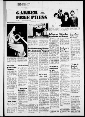 Primary view of object titled 'Garber Free Press (Garber, Okla.), Vol. 79, No. 8, Ed. 1 Thursday, November 30, 1978'.