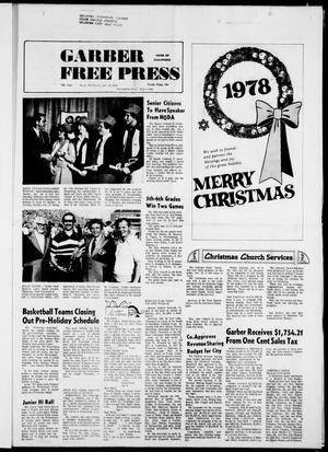 Garber Free Press (Garber, Okla.), Vol. 79, No. 11, Ed. 1 Thursday, December 21, 1978