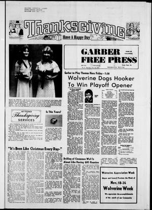Garber Free Press (Garber, Okla.), Vol. 80, No. 8, Ed. 1 Thursday, November 22, 1979