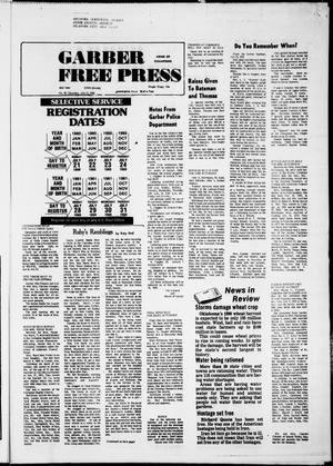 Garber Free Press (Garber, Okla.), Vol. 80, No. 40, Ed. 1 Thursday, July 17, 1980