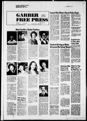 Garber Free Press (Garber, Okla.), Vol. 80, No. 43, Ed. 1 Thursday, August 7, 1980