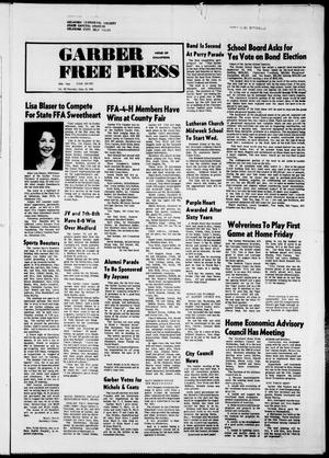 Garber Free Press (Garber, Okla.), Vol. 80, No. 49, Ed. 1 Thursday, September 18, 1980