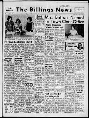 The Billings News (Billings, Okla.), Vol. 68, No. 41, Ed. 1 Wednesday, September 8, 1965