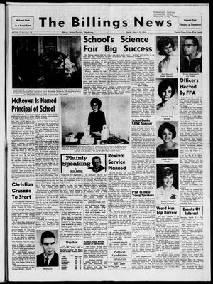 The Billings News (Billings, Okla.), Vol. 69, No. 15, Ed. 1 Wednesday, March 9, 1966