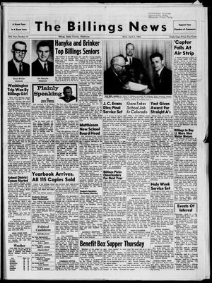 The Billings News (Billings, Okla.), Vol. 69, No. 19, Ed. 1 Wednesday, April 6, 1966