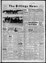 Newspaper: The Billings News (Billings, Okla.), Vol. 70, No. 45, Ed. 1 Wednesday…