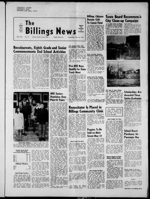 The Billings News (Billings, Okla.), Vol. 73, No. 23, Ed. 1 Wednesday, May 13, 1970