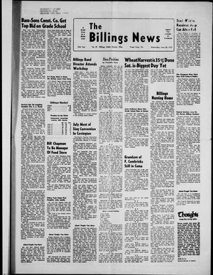 Primary view of object titled 'The Billings News (Billings, Okla.), Vol. 76, No. 29, Ed. 1 Wednesday, June 20, 1973'.