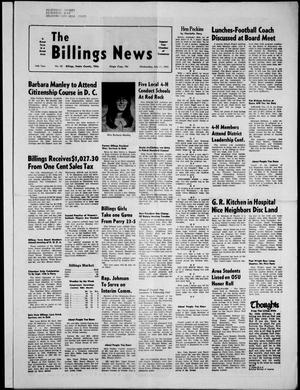 The Billings News (Billings, Okla.), Vol. 76, No. 32, Ed. 1 Wednesday, July 11, 1973