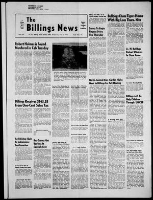 The Billings News (Billings, Okla.), Vol. 76, No. 46, Ed. 1 Wednesday, October 17, 1973