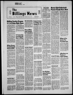 The Billings News (Billings, Okla.), Vol. 76, No. 47, Ed. 1 Wednesday, October 24, 1973