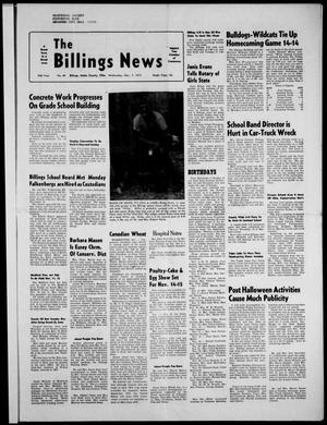 The Billings News (Billings, Okla.), Vol. 76, No. 49, Ed. 1 Wednesday, November 7, 1973