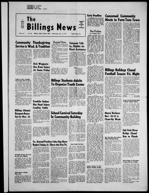 The Billings News (Billings, Okla.), Vol. 76, No. 50, Ed. 1 Wednesday, November 14, 1973