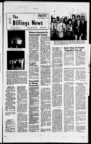 The Billings News (Billings, Okla.), Vol. 87, No. 1, Ed. 1 Thursday, February 14, 1985