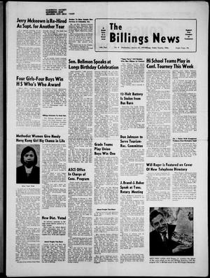 The Billings News (Billings, Okla.), Vol. 76, No. 8, Ed. 1 Wednesday, January 23, 1974