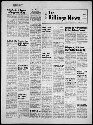 The Billings News (Billings, Okla.), Vol. 76, No. 11, Ed. 1 Wednesday, February 13, 1974