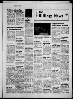 The Billings News (Billings, Okla.), Vol. 77, No. 15, Ed. 1 Wednesday, March 12, 1975