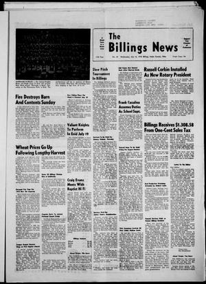 The Billings News (Billings, Okla.), Vol. 77, No. 33, Ed. 1 Wednesday, July 16, 1975