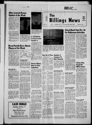 The Billings News (Billings, Okla.), Vol. 77, No. 45, Ed. 1 Wednesday, October 8, 1975