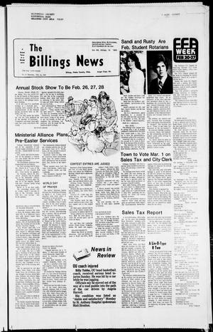 The Billings News (Billings, Okla.), Vol. 85, No. 8, Ed. 1 Thursday, February 24, 1983