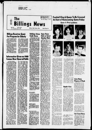 The Billings News (Billings, Okla.), Vol. 82, No. 41, Ed. 1 Thursday, September 25, 1980