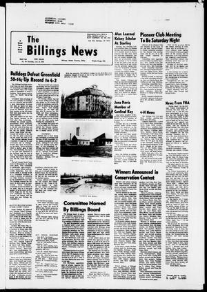 The Billings News (Billings, Okla.), Vol. 82, No. 44, Ed. 1 Thursday, October 16, 1980