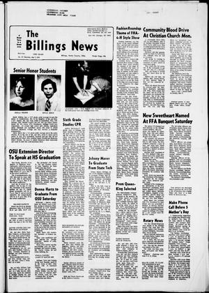 The Billings News (Billings, Okla.), Vol. 83, No. 23, Ed. 1 Thursday, May 7, 1981
