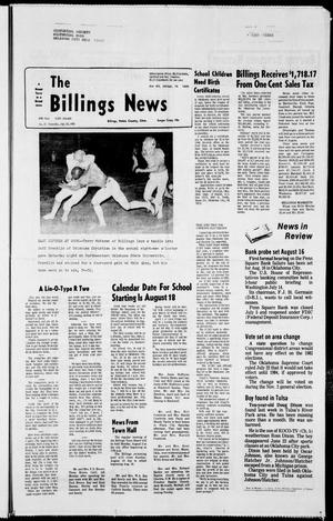 The Billings News (Billings, Okla.), Vol. 84, No. 30, Ed. 1 Thursday, July 29, 1982