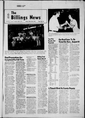 Primary view of object titled 'The Billings News (Billings, Okla.), Vol. 78, No. 35, Ed. 1 Thursday, August 5, 1976'.