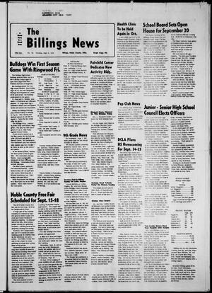 The Billings News (Billings, Okla.), Vol. 78, No. 40, Ed. 1 Thursday, September 9, 1976