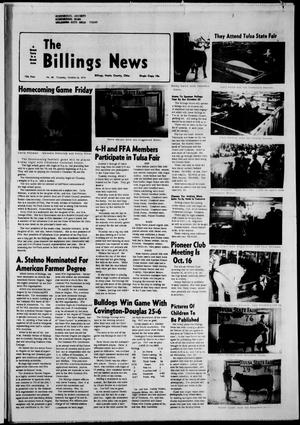 The Billings News (Billings, Okla.), Vol. 78, No. 45, Ed. 1 Thursday, October 14, 1976