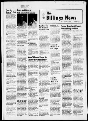 The Billings News (Billings, Okla.), Vol. 79, No. 15, Ed. 1 Thursday, March 17, 1977