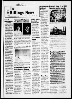 Primary view of object titled 'The Billings News (Billings, Okla.), Vol. 80, No. 13, Ed. 1 Thursday, February 23, 1978'.