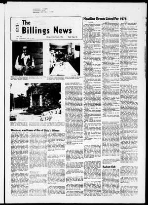The Billings News (Billings, Okla.), Vol. 80, No. 5, Ed. 1 Thursday, January 4, 1979