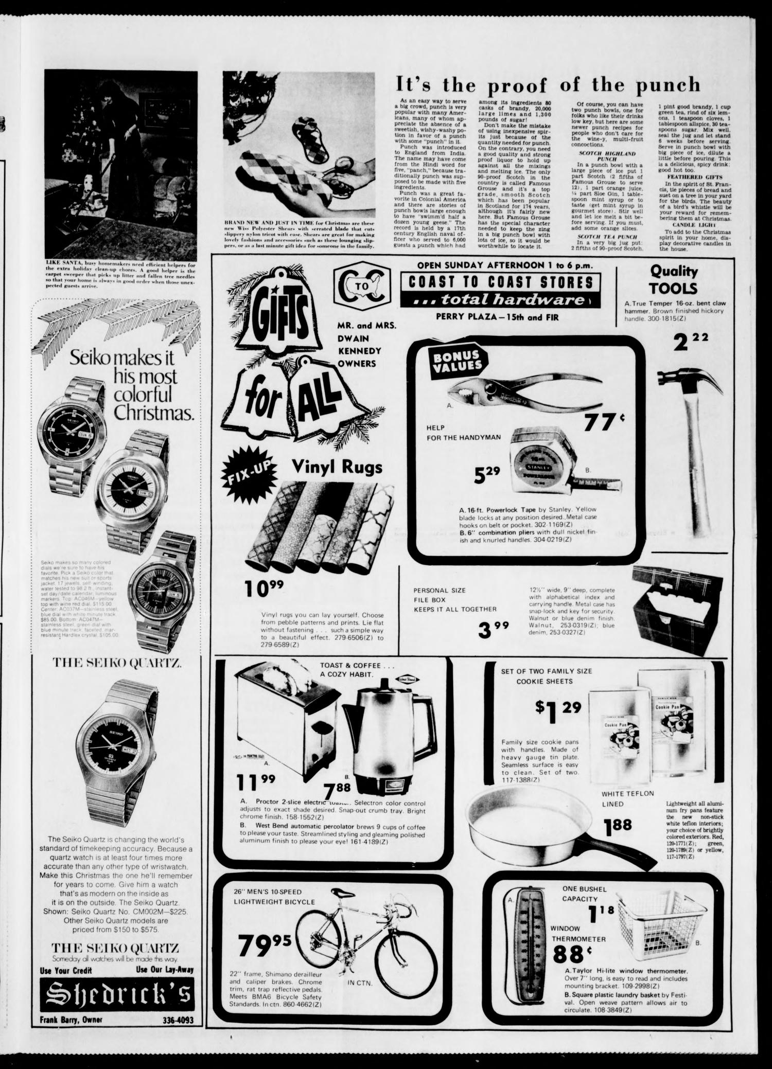 The Perry Daily Journal (Perry, Okla.), Vol. 81, No. 260, Ed. 1 Tuesday, December 3, 1974
                                                
                                                    [Sequence #]: 13 of 16
                                                