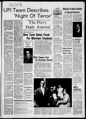 Primary view of object titled 'The Perry Daily Journal (Perry, Okla.), Vol. 83, No. 160, Ed. 1 Saturday, August 7, 1976'.