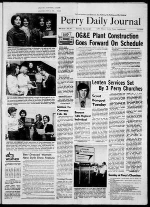 Perry Daily Journal (Perry, Okla.), Vol. 84, No. 16, Ed. 1 Saturday, February 19, 1977