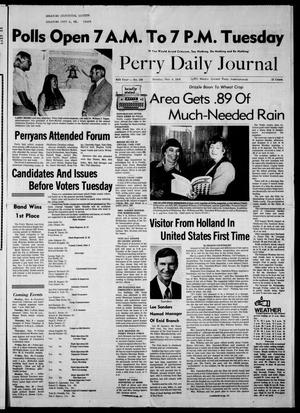 Primary view of object titled 'Perry Daily Journal (Perry, Okla.), Vol. 85, No. 236, Ed. 1 Monday, November 6, 1978'.