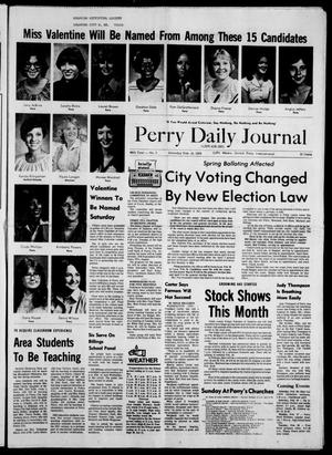 Primary view of object titled 'Perry Daily Journal (Perry, Okla.), Vol. 86, No. 7, Ed. 1 Saturday, February 10, 1979'.