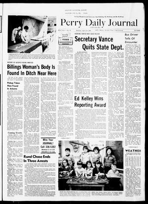 Perry Daily Journal (Perry, Okla.), Vol. 87, No. 73, Ed. 1 Monday, April 28, 1980