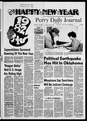 Primary view of object titled 'Perry Daily Journal (Perry, Okla.), Vol. 88, No. 280, Ed. 1 Thursday, December 31, 1981'.