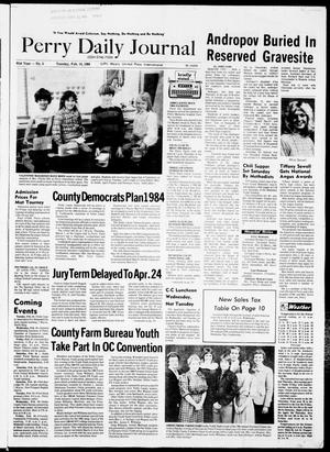 Perry Daily Journal (Perry, Okla.), Vol. 91, No. 5, Ed. 1 Tuesday, February 14, 1984