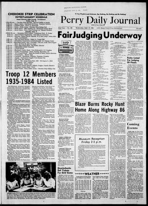 Primary view of object titled 'Perry Daily Journal (Perry, Okla.), Vol. 91, No. 184, Ed. 1 Wednesday, September 12, 1984'.