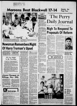 The Perry Daily Journal (Perry, Okla.), Vol. 91, No. 223, Ed. 1 Saturday, October 27, 1984