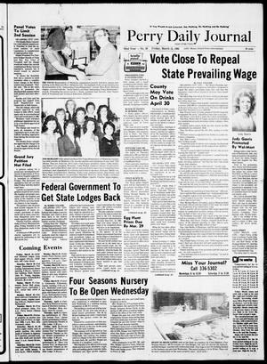 Perry Daily Journal (Perry, Okla.), Vol. 92, No. 29, Ed. 1 Friday, March 15, 1985